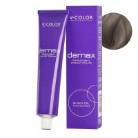 V-Color, Краска для волос Demax 8.11 Интенсивный Светло-русый Пепельный , 60 мл