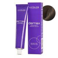 V-Color, Краска для волос Demax 6.0 Темно-русый , 60мл