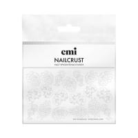 E.Mi, Трафареты-слайдеры №57 Хризантемы и маки NAILCRUST
