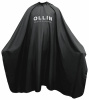 Пеньюар для стрижки на крючках чёрный 160х145см OLLIN Professional 396789