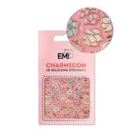 E.Mi, 3D-стикеры №136 Магнолии и лилии Charmicon 3D Silicone Stickers