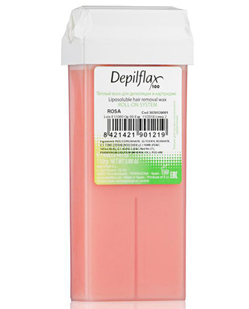 901219D Depiflax100 Воск в картридже, цвет РОЗОВЫЙ (ROSA) 110 гр.