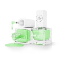 E.MiLac, Ультрастойкий лак №052 Лайм Gel Effect, 9 мл