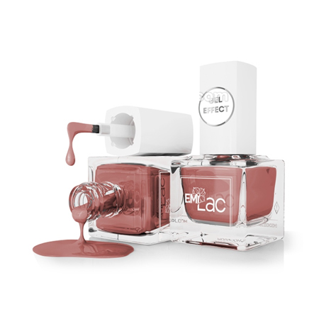 E.MiLac, Ультрастойкий лак №016 Марсала Gel Effect, 9 мл