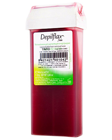 901042D Depiflax100 Воск в картридже, цвет ВИНО (TINTO) 110 гр.