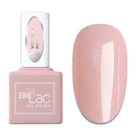 E.MiLac, Гель-лак №151 Обручальное кольцо WEC, 6 мл