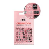 E.Mi, 3D-стикеры №133 Фразы Charmicon 3D Silicone Stickers