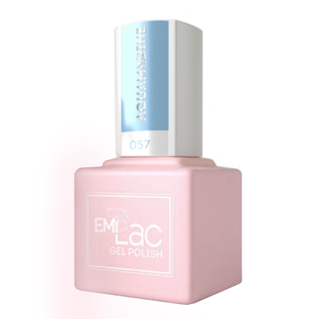 E.MiLac, Гель-лак №057 Аквамарин PA, 9 мл