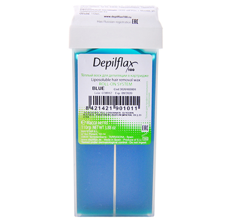 901011D Depiflax100 Воск в картридже, цвет Азуленовый (BLUE)  110 гр.