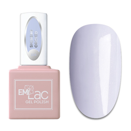 E.MiLac, Гель-лак №156 Сияющая орхидея WEC, 9 мл