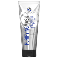 Pleyana, Маска очищающая с французскими глинами (белой и зеленой), 200 мл