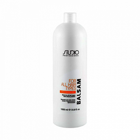 1241 Kapous Studio Professional Бальзам для всех типов волос с пшеничными протеинами 1000 мл