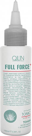 725683 OLLIN FULL FORCE Тоник против перхоти с экстрактом алоэ 100мл