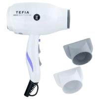 TEFIA Фен белый с 2 насадками NEW