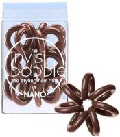 3049 INVISIBOBBLE  Резинка для причесок (коричневая)  NANO Pretzel Brown  3 шт.