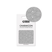 E.Mi, 3D-стикеры №177 Цветы белые Charmicon 3D Silicone Stickers