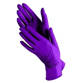 Перчатки нитриловые (фиолетовый) ARCHDALE/NITRIMAX "M" 100шт/упк 3,2гр