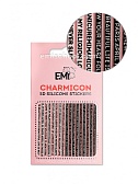 E.Mi, 3D-стикеры №94 Слова Charmicon 3D Silicone Stickers 