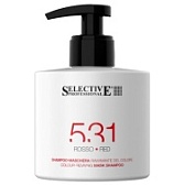 Selective, Шампунь-маска Красный, для возобновления цвета волос "531", 275 мл