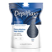 Depiflax100/ Пленочный воск для депиляции синий Blue Film Wax в гранулах 1000 гр