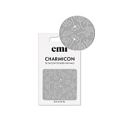E.Mi, 3D-стикеры №177 Цветы белые Charmicon 3D Silicone Stickers