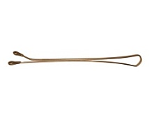 DEWAL, Невидимки коричневые, прямые 40 мм, 60 шт.