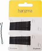 Harizma, Невидимки волна 50 мм, черные, 24 шт.