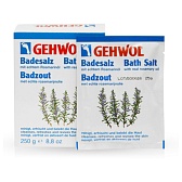 Gehwol, Соль для ванны с маслом розмарина, 10 шт. по 25 гр.