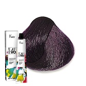 Kezy, Крем-краска Color Vivo 5.7 Светлый брюнет фиолетовый, 100 мл
