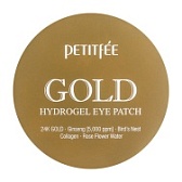Petitfee, Набор патчей для век гидрогелевые золото, Gold Hydrogel Eye Patch, 60 шт.