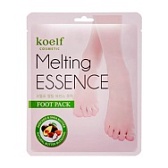 Koelf, Маска-носочки для ног Смягчающая, Melting Essence Foot Pack, 1 шт.