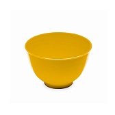 Мисочка пластиковая для масок (диаметр 10,5см., высота 7см.) Желтая SP-02Y