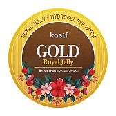 Koelf, Набор патчей для век гидрогел Золото маточное молочко, Royal Jelly Hydrogel Eye Patch, 60 шт.