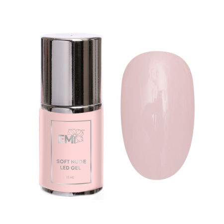 E.Mi, Гель для моделирования Soft Nude LED Gel в бутылочке, 15 мл