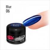 PNB, Гель-паста Шиммер PNB 06 UV/LED Shimmer Gel Paste 06, Blue, 5 мл