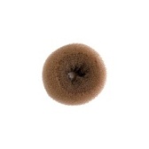 Sibel, Подкладка для волос кольцо, коричневая, 9 см 