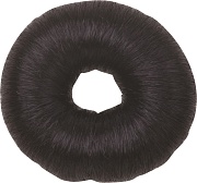 DEWAL, Валик для прически Black, искусственный волос, черный, d 8 см