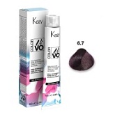 Kezy, Крем-краска Color Vivo No Ammonia 6.7  Темный блондин фиолетовый “тон в тон”, 100 мл