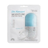 4Skin, Тканевая маска для лица увлажняющая с керамидами «Dr. Smart MOISTURE PROTECTION», 1шт