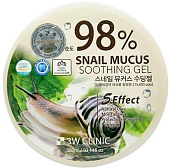 3W CLINIC, Гель универсальный с улиточным муцином Snail Soothing Gel 98%, 300 мл