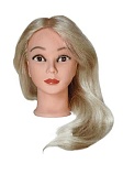 Ollin, Голова учебная "Блондин" длина волос 45-50см, 100% натуральные волосы, штатив в комплекте