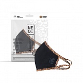 Tangle Teezer,Текстильная многоразовая маска для лица NEQI (3шт), черный/леопардовый