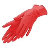 Перчатки нитриловые (красные) ARCHDALE "L" 100шт/упк 
