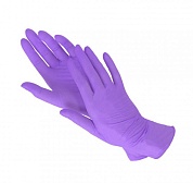 Перчатки нитриловые (лиловые) размер "S" 100шт/упк ARCHDALE