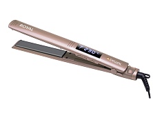 DEWAL, Щипцы для выпрямления волос Royal, терморегулятором, 150-230C, титан-турмалин, 24х120 мм 