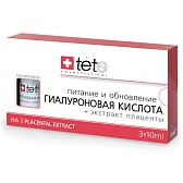 TETe Cosmeceutical, Гиалуроновая кислота с экстрактом плаценты, 3*10 мл