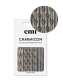 E.Mi, 3D-стикеры №157 Ремни Charmicon 3D Silicone Stickers