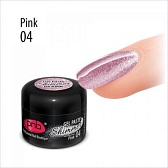 PNB, Гель-паста Шиммер 04 / UV/LED Shimmer Gel Paste 04, Pink, 5 мл