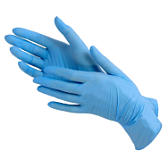 Перчатки нитриловые (синие) Basic "M" 100шт/упк  3,5гр
