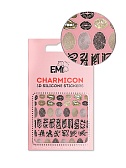 E.Mi, 3D-стикеры №146 Отпечатки Charmicon 3D Silicone Stickers